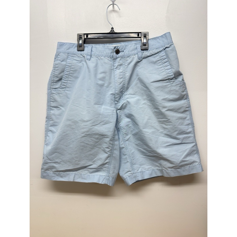 Mountain Khakis‎ Shorts Mens Size 32X10 Sky Blue Outdoor Hiking Cargo Pants #57